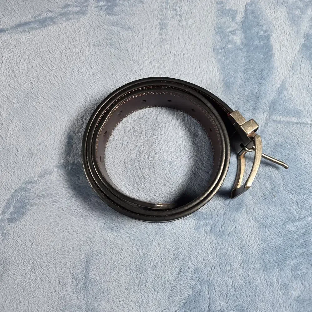 Dickies Mens Reversible Belt Black Brown Genuine Leather Approx Size 34